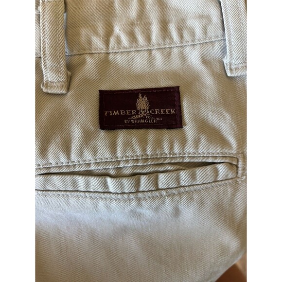 Timber Creek By Wrangler Men's Dress Pants Straight Leg Khaki Pleated 38 X 32 - Picture 4 of 5